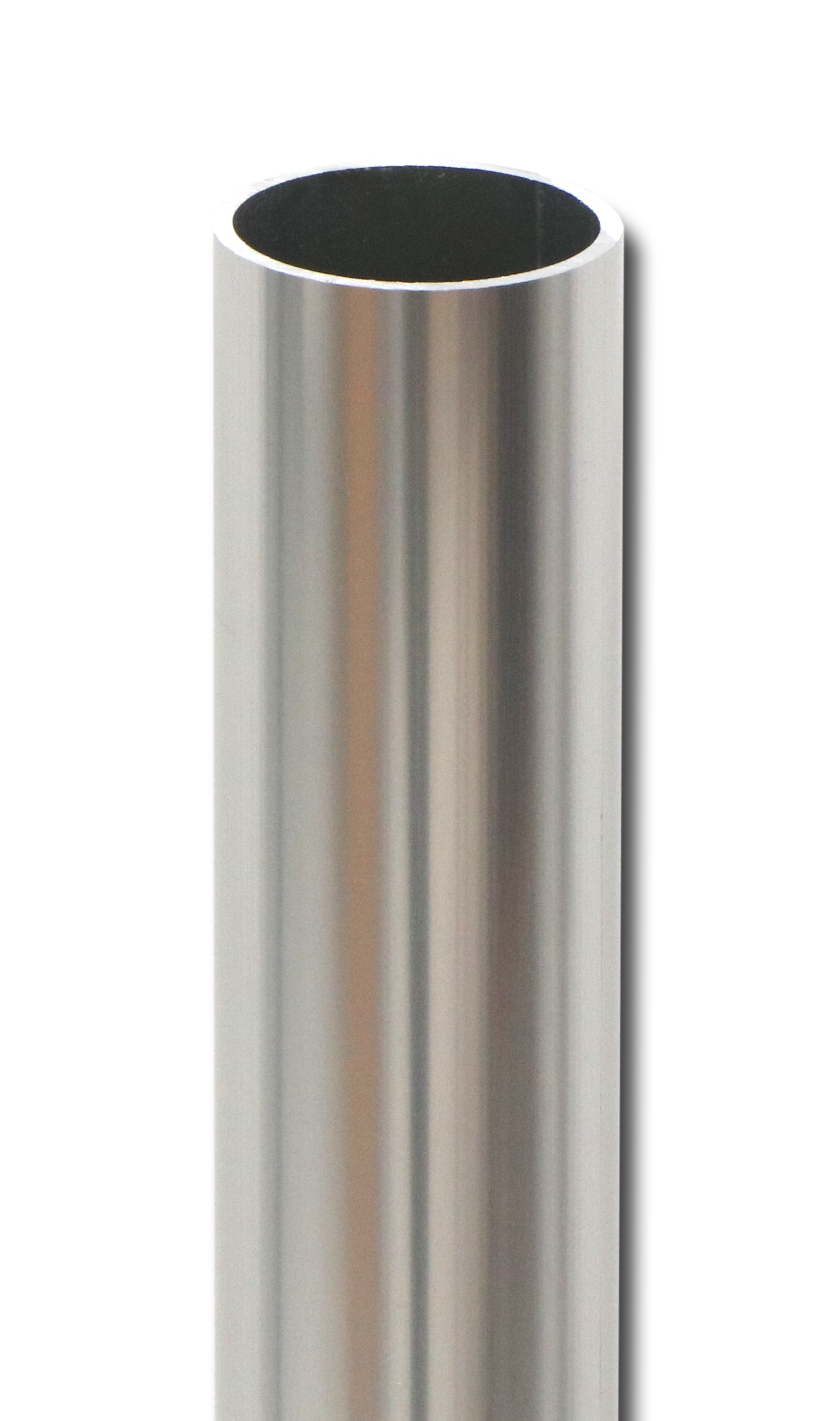 Profilé de main-courante aluminium Ø50mm couleur inox de 1m à 4m