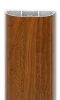 Lot de 30 balustres de 400mm aluminium imitation bois chêne doré pour remplacer planche bois de garde-corps, 90mm (9cm) de large Imitation bois : Chêne doré
