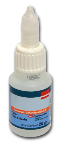 Colle cyanoacrylate cosmo 20g pour coller bouchon
