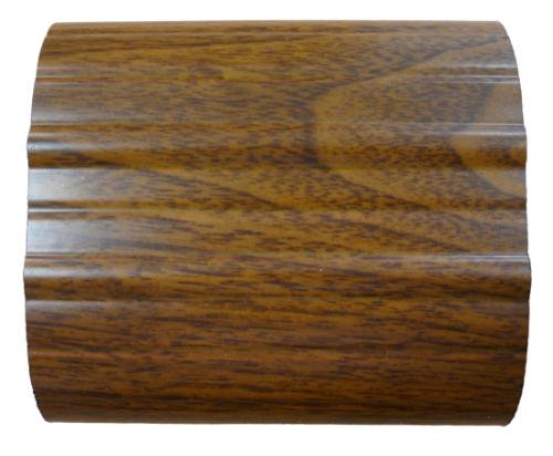 Traverse horizontale alu imitation bois pour clôture (longueur des barres de 1m à 4m)